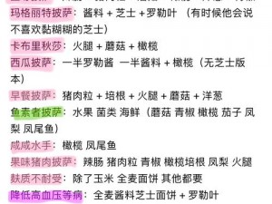 如何以披萨吸引顾客：探索美食新体验的秘诀