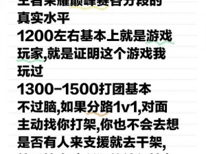 王者荣耀巅峰赛：竞技策略与实战作用深度解析