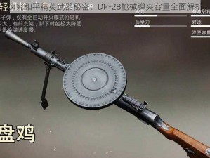 探究和平精英武器秘密：DP-28枪械弹夹容量全面解析