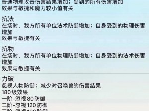 梦幻西游召唤兽资质详解：属性特点与成长潜力解析