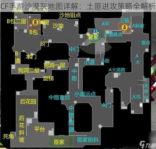 CF手游沙漠灰地图详解：土匪进攻策略全解析