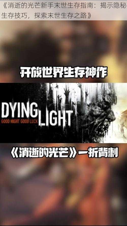 《消逝的光芒新手末世生存指南:揭示隐秘生存技巧,探索末世生存之路》