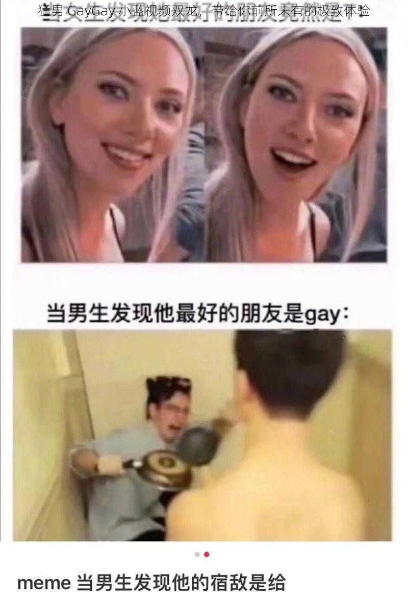 猛男 GayGay 小蓝视频双龙，带给你前所未有的极致体验