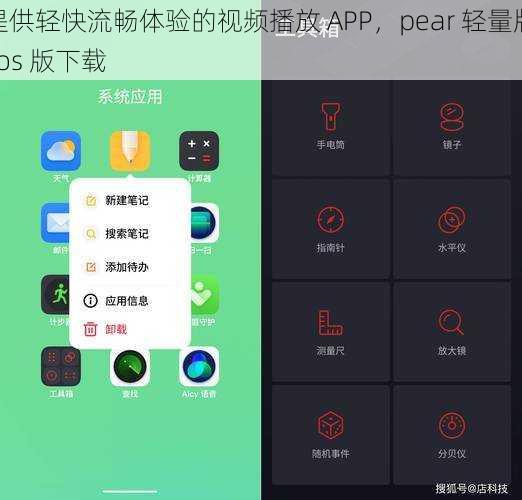 提供轻快流畅体验的视频播放 APP,pear 轻量版 ios 版下载
