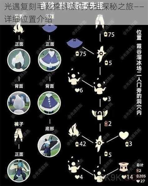 光遇复刻毛靴棉裤旅行先祖探秘之旅——详细位置介绍