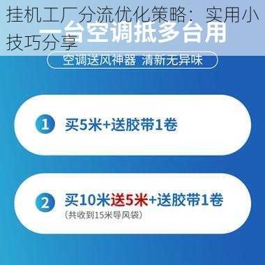 挂机工厂分流优化策略：实用小技巧分享