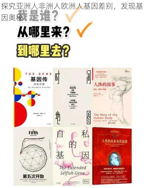 探究亚洲人非洲人欧洲人基因差别，发现基因奥秘