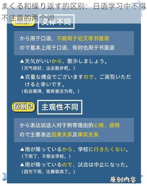 まくる和缲り返す的区别：日语学习中不得不注意的两个词