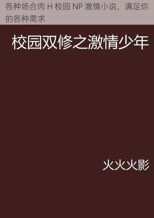 各种场合肉 H 校园 NP 激情小说，满足你的各种需求