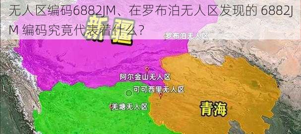 无人区编码6882JM、在罗布泊无人区发现的 6882JM 编码究竟代表着什么？