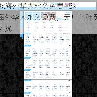 8x海外华人永久免费—8x 海外华人永久免费，无广告弹窗骚扰