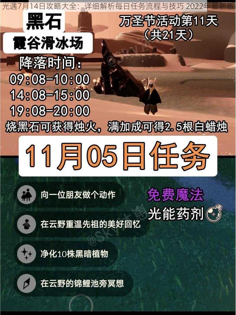 光遇7月14日攻略大全：详细解析每日任务流程与技巧 2022年最新版