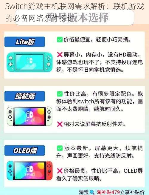 Switch游戏主机联网需求解析：联机游戏的必备网络条件探讨