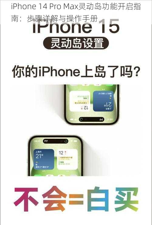 iPhone 14 Pro Max灵动岛功能开启指南：步骤详解与操作手册