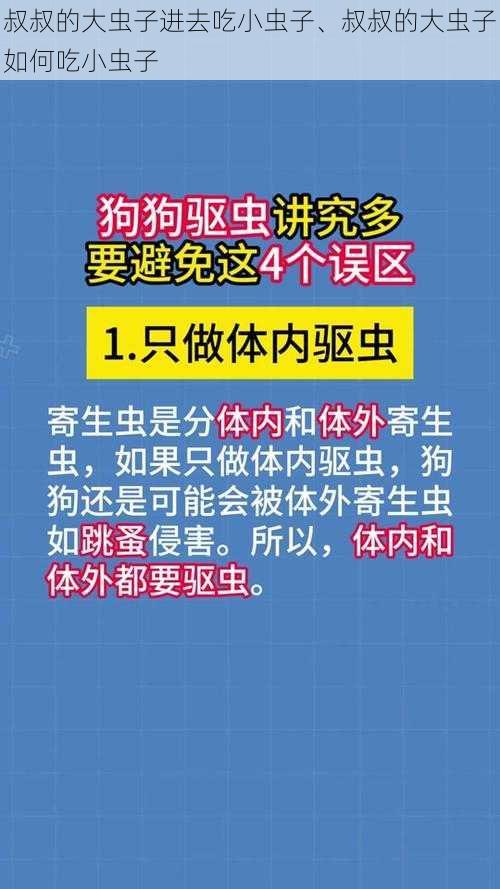 叔叔的大虫子进去吃小虫子、叔叔的大虫子如何吃小虫子