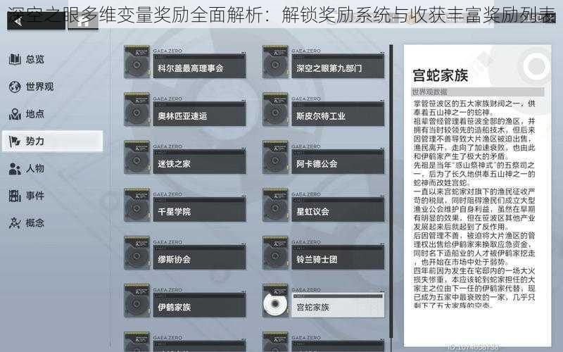 深空之眼多维变量奖励全面解析：解锁奖励系统与收获丰富奖励列表
