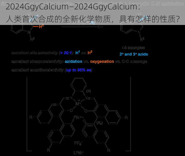 2024GgyCalcium—2024GgyCalcium：人类首次合成的全新化学物质，具有怎样的性质？