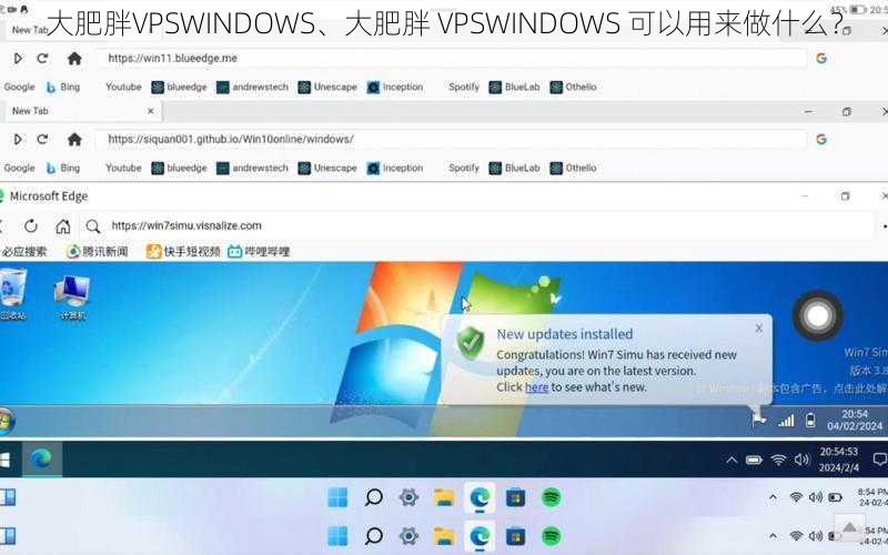 大肥胖VPSWINDOWS、大肥胖 VPSWINDOWS 可以用来做什么？