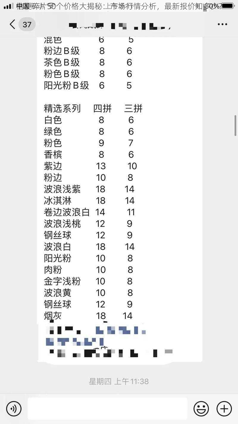 桔梗碎片50个价格大揭秘：市场行情分析，最新报价知多少？