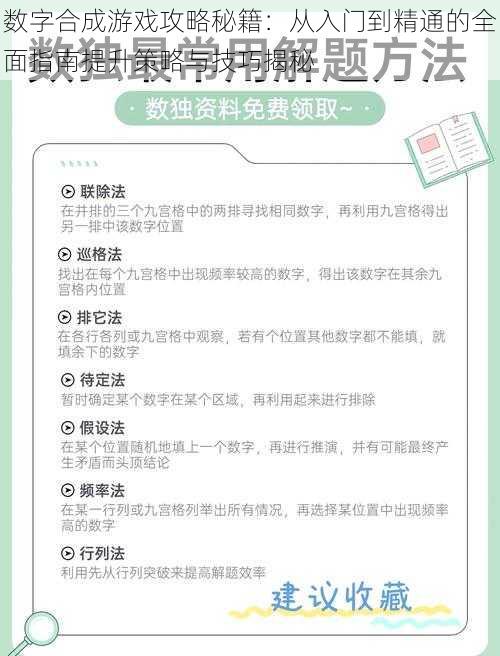 数字合成游戏攻略秘籍：从入门到精通的全面指南提升策略与技巧揭秘