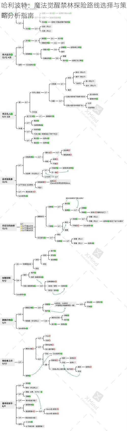 哈利波特：魔法觉醒禁林探险路线选择与策略分析指南