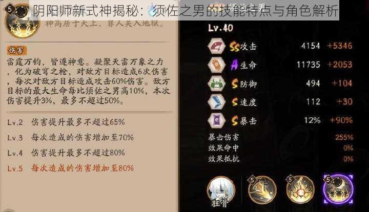 阴阳师新式神揭秘：须佐之男的技能特点与角色解析