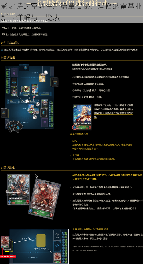 影之诗时空转生新篇章揭秘：玛格纳雷基亚新卡详解与一览表